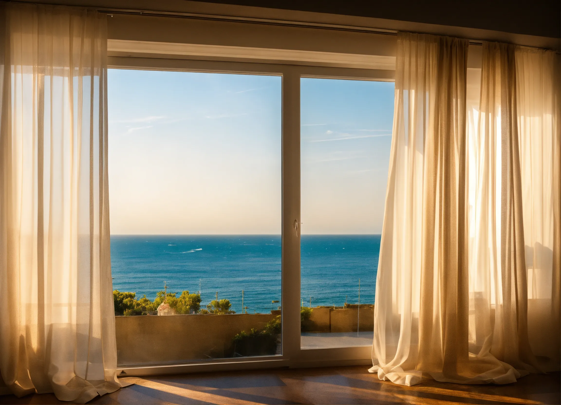 Natural cotton fabric with slub texture and medium opacity